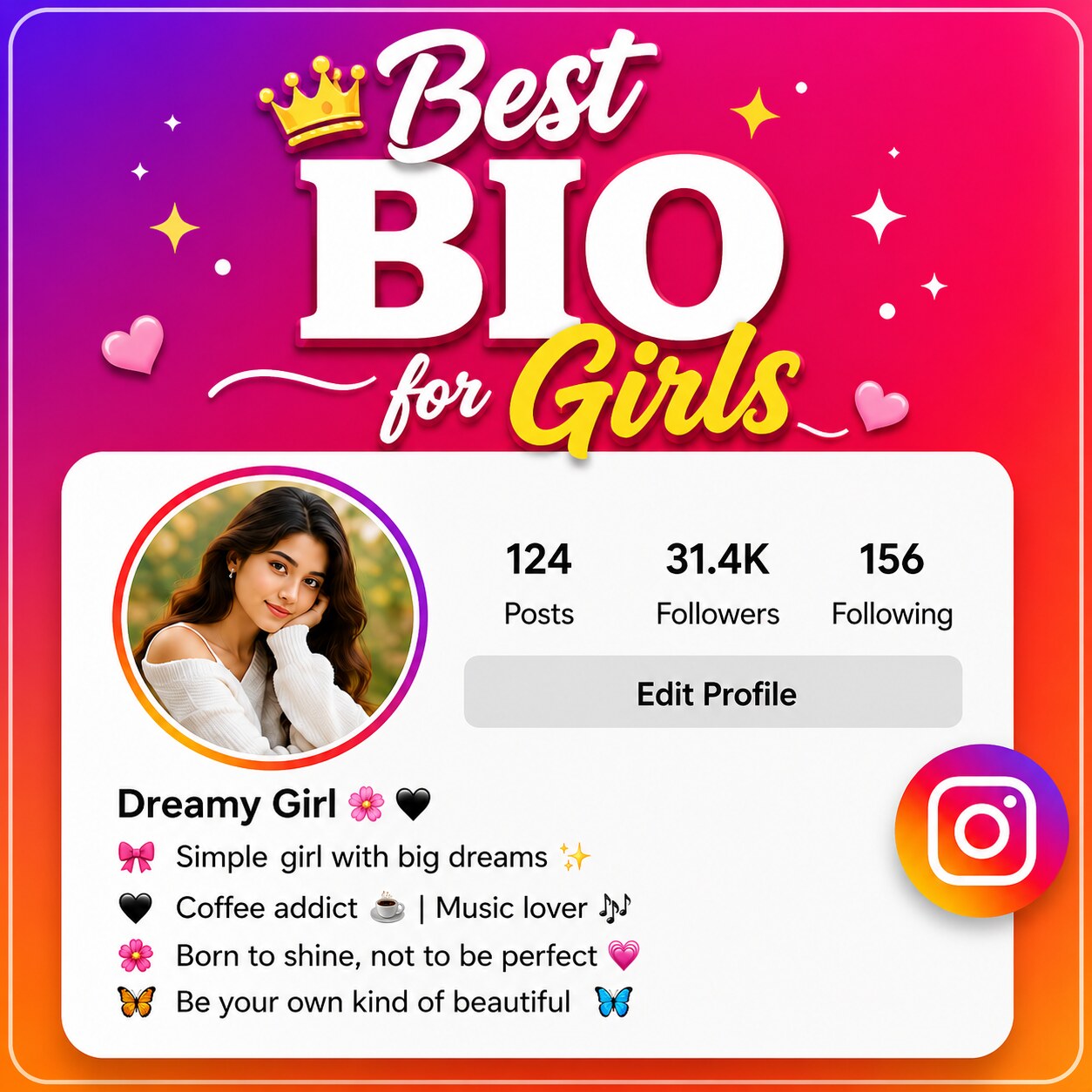 500+ Best Bio for Girls