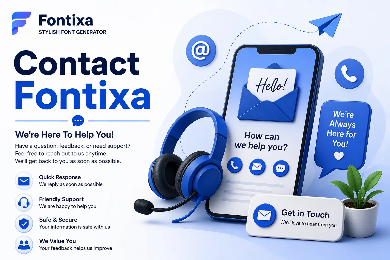 Contact Fontixa Support Team