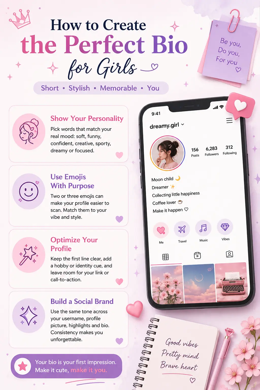 How to Create the Perfect Bio for Girls