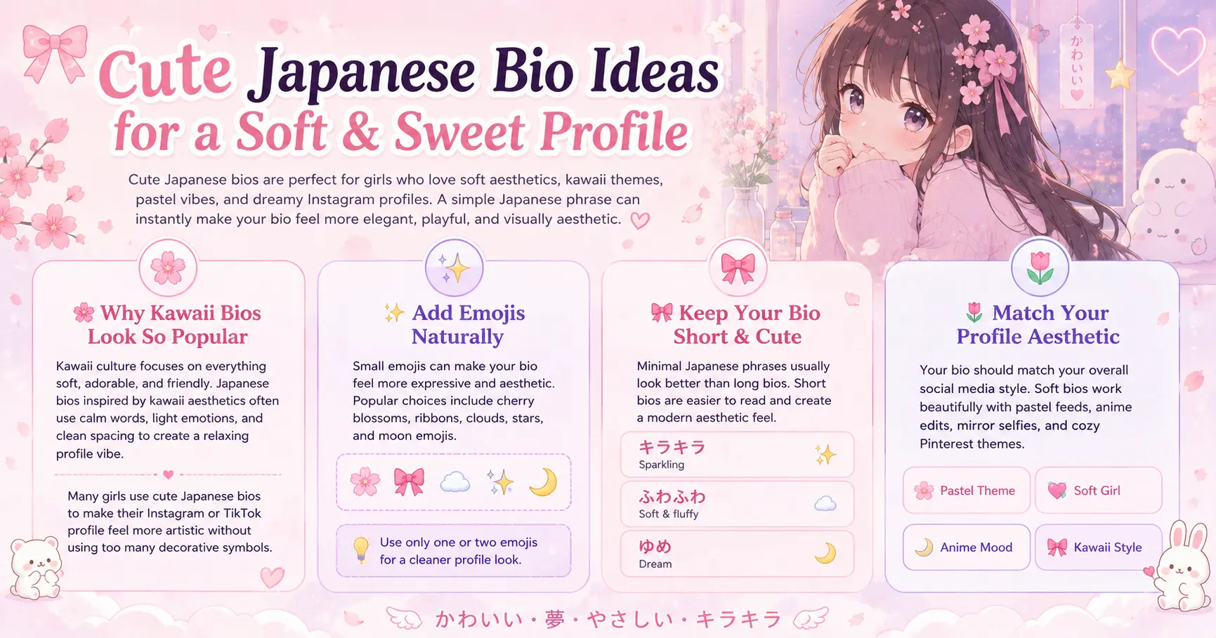 Cute Japanese Bio Ideas for Instagram and TikTok