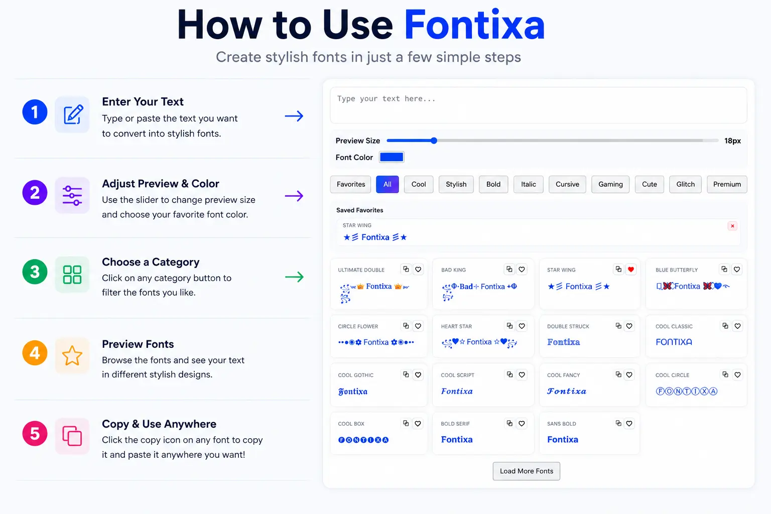 How to use Stylish Font Generator