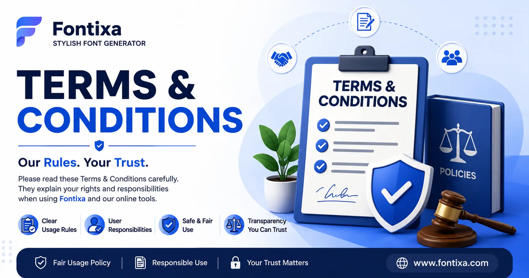 Terms and Conditions Policy by Fontixa